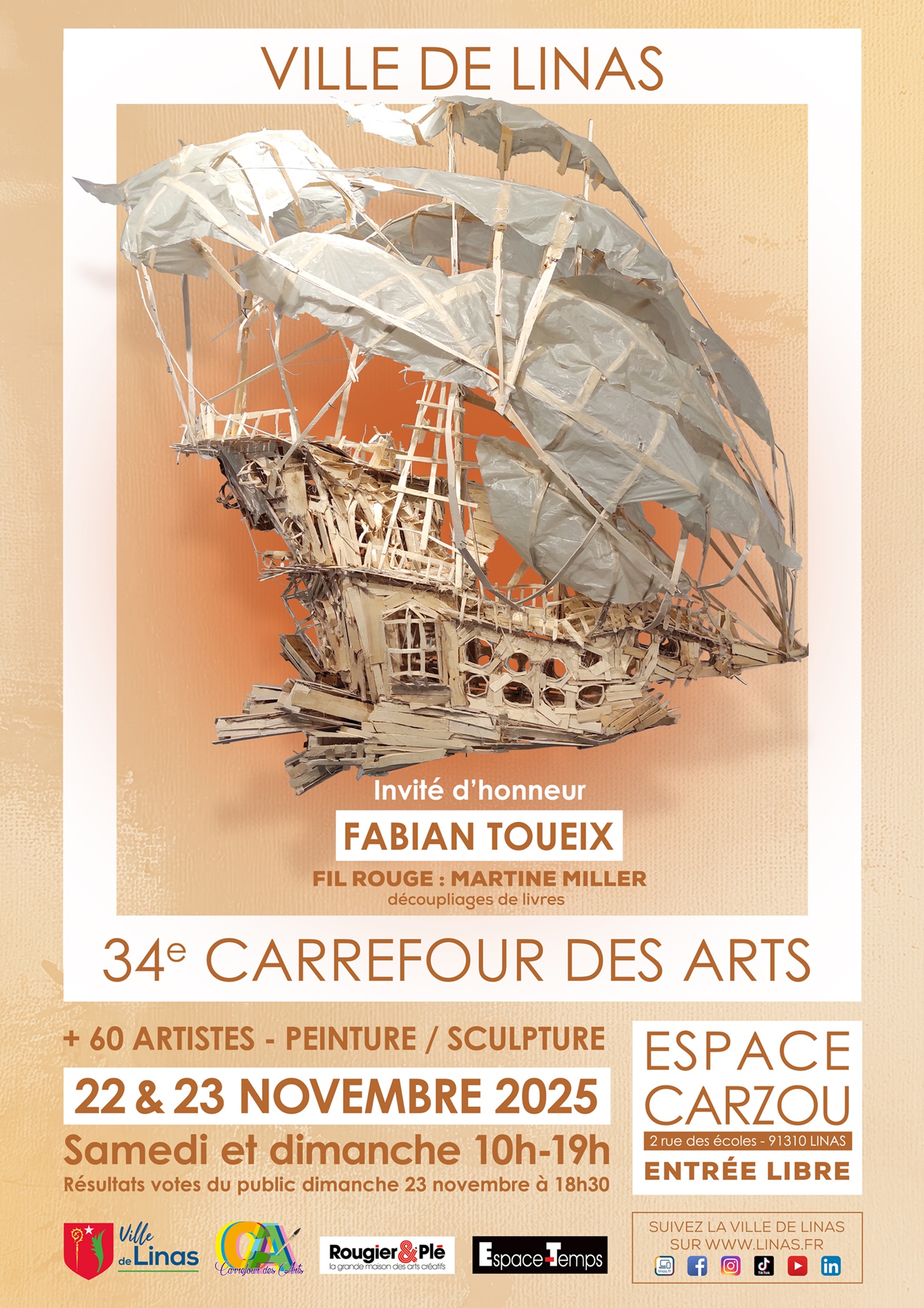 34e Carrefour des arts - Mairie de Linas (91)